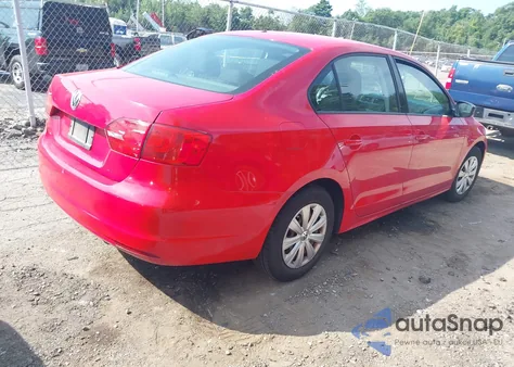 2014 Volkswagen Jetta 2.0L S из США, поврежденный, VIN 3VW2K7AJ4EM256503